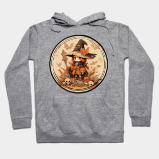 Witchy Whimsy: A Cozy Spell Amongst Skulls and Pumpkins Hoodie